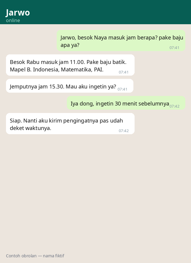 Jarwo, AI Agent yang Jadi Bagian dari Keluarga